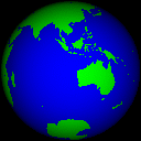 earth orthographic